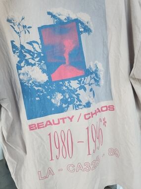 ASOS Pale Pink Boxy Oversized Large Tee